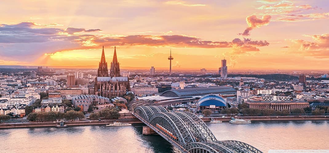 Sunset over Köln