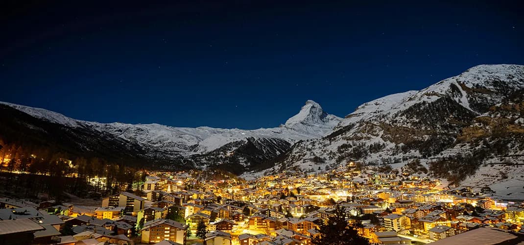 Zermatt at Night, Switzerland