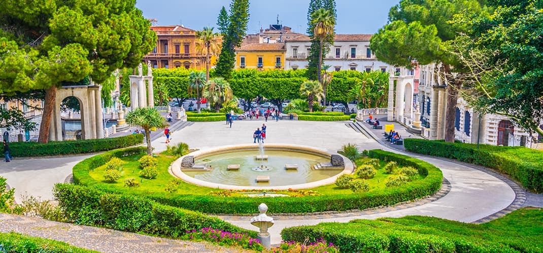 Villa Bellini, Catania, Sicily, Italy