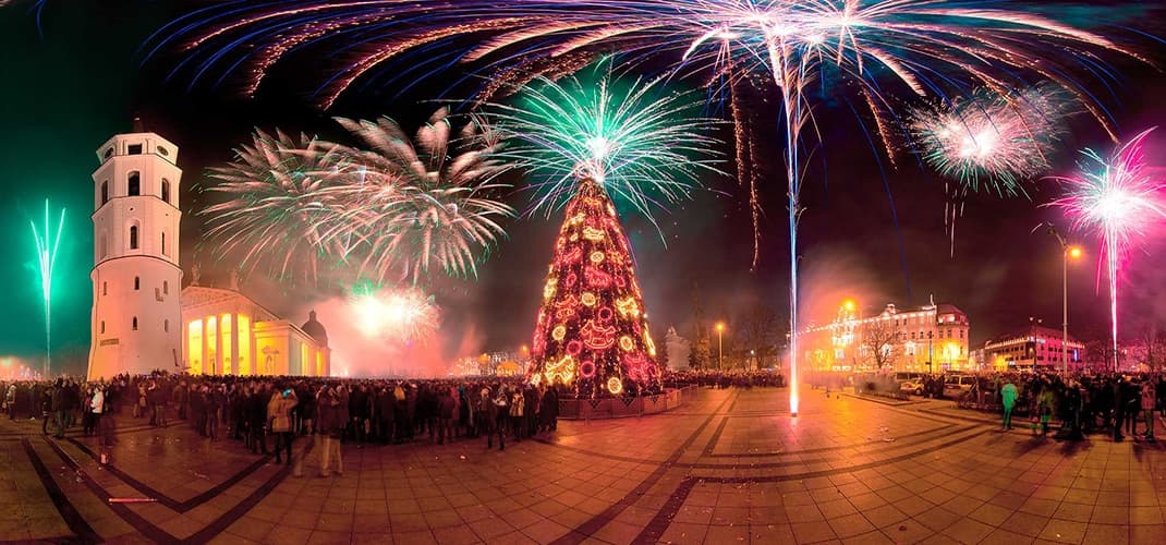New Year Celebrations, Vilnius, Lithuania