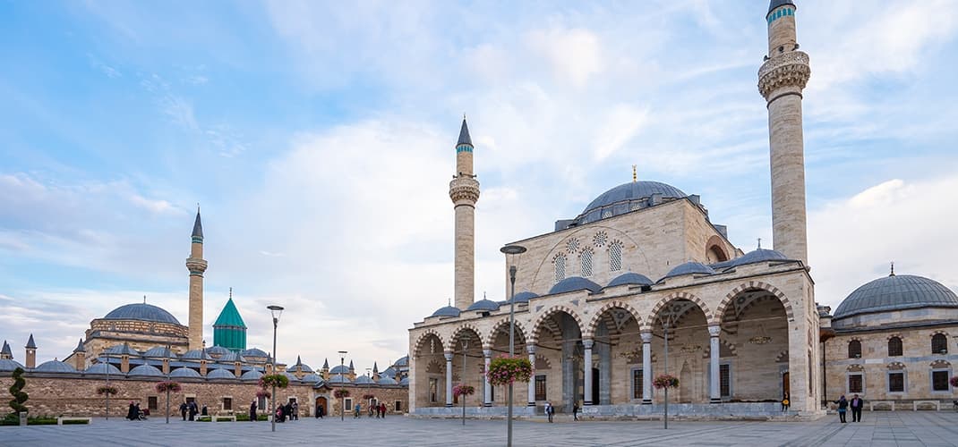 Mevlana Meydani and Mevlana Museum, Konya, Turkey