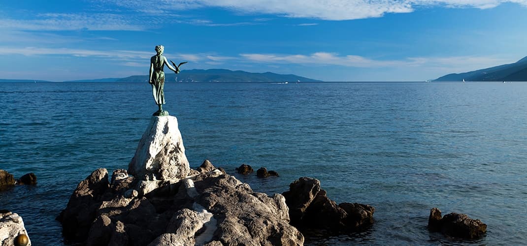 Djevojka s Galebom, Opatija, Croatia