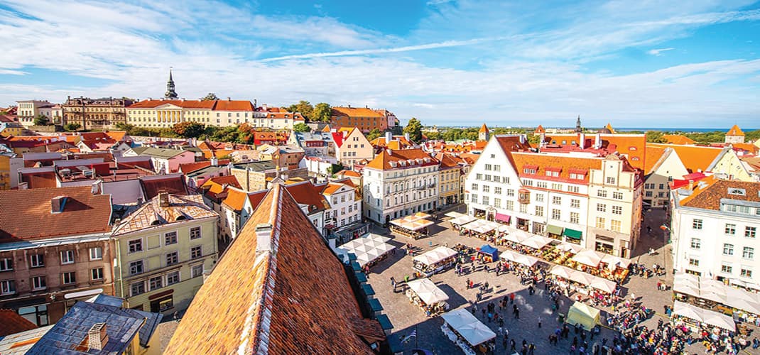 Tallinn Old Town Main Square, Estonia