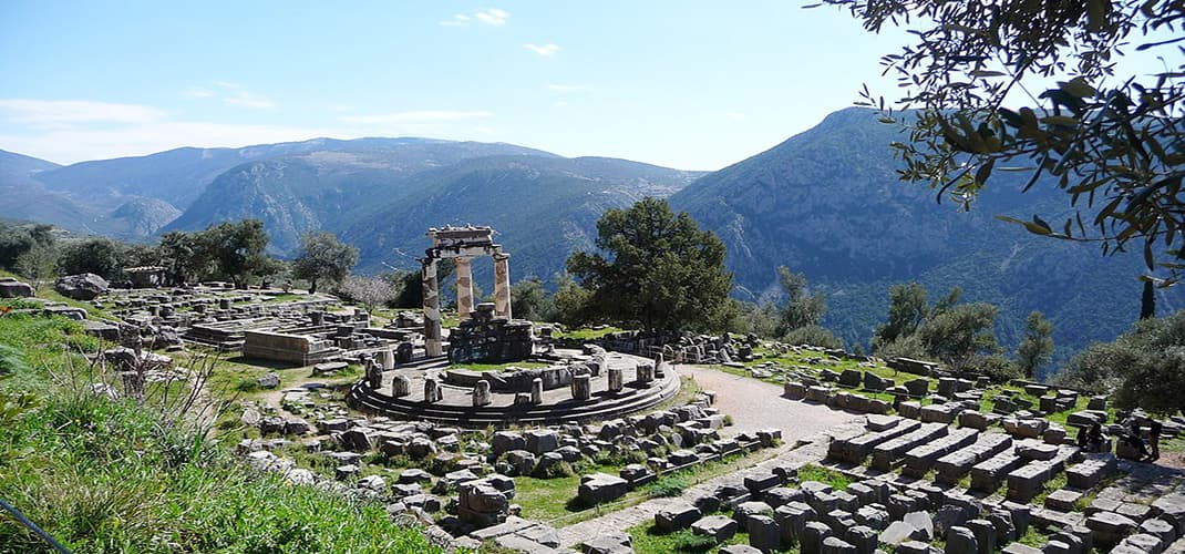 Athena Pronaia Temple, Delphi, Greece