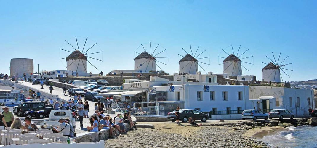 Windmills of Mykonos, Greece