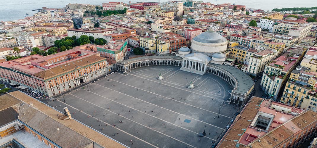 Piazza del Plebiscito, Naples, Italy