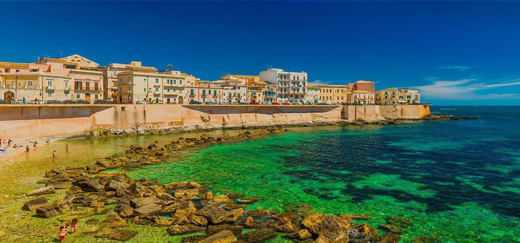 Views of Ortigia, Syracuse, Sicily, Italy