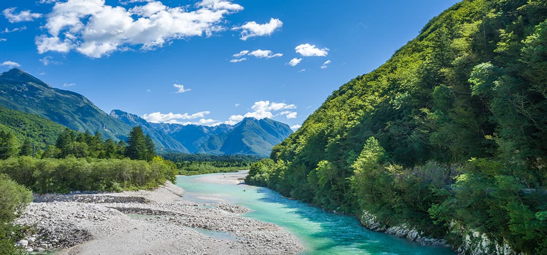 Soča River, Bovec, Slovenia