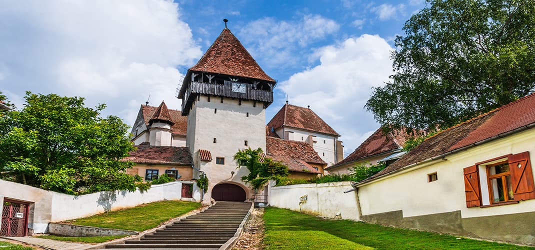 The Fortified Church of Bazna, Romania