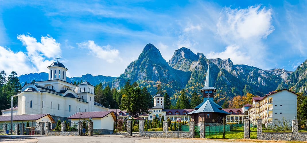 Caraiman Orthodox Monastery, Bușteni, Romania