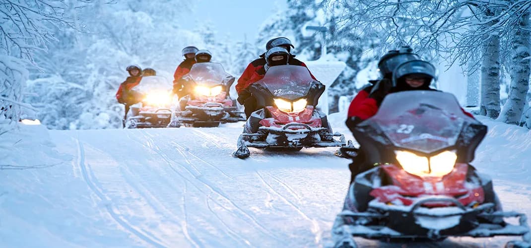 Snowmobile Safari, Lapland, Finland