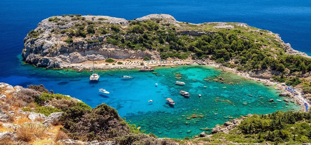 Anthony Quinn Bay, Rhodes, Greece